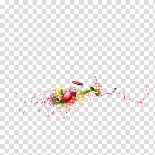 Juice Apple Computer Software, Creative juices splash transparent background PNG clipart