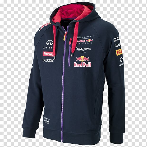 Red Bull Racing Hoodie Red Bull RB13 2015 Formula One World Championship Bluza, Red Bull New Year No Limits transparent background PNG clipart