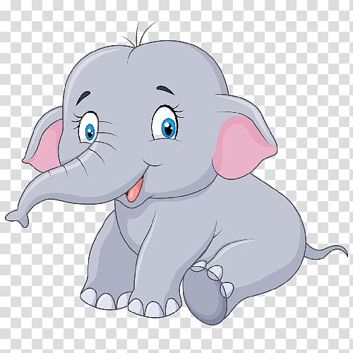 Cartoon Elephant , elephant rabbit transparent background PNG clipart