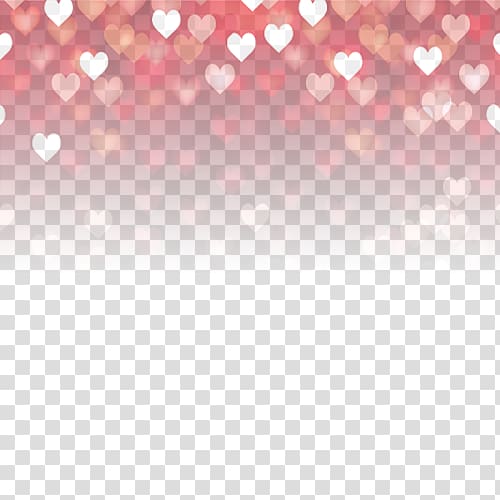 shades of red hearts transparent background PNG clipart