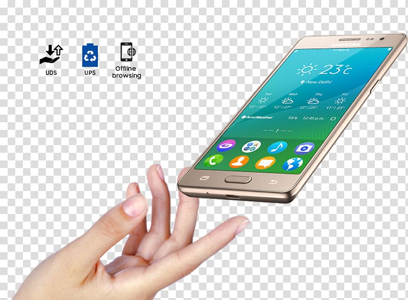 Smartphone Feature phone Samsung Z3 Samsung Z4 Tizen, smartphone transparent background PNG clipart