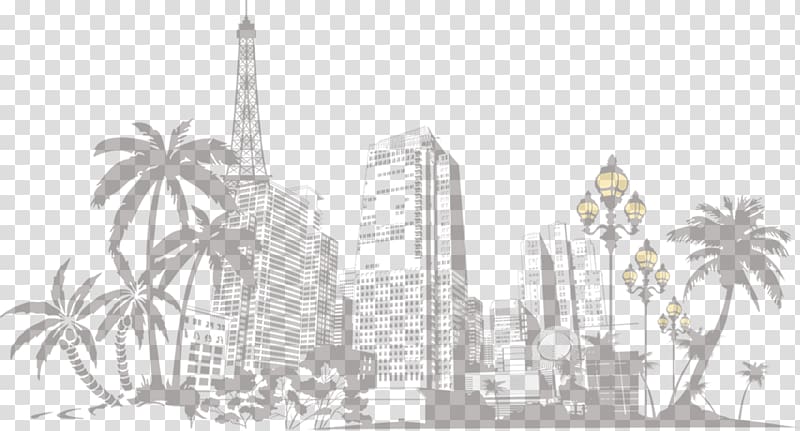 Silhouette Building, city transparent background PNG clipart