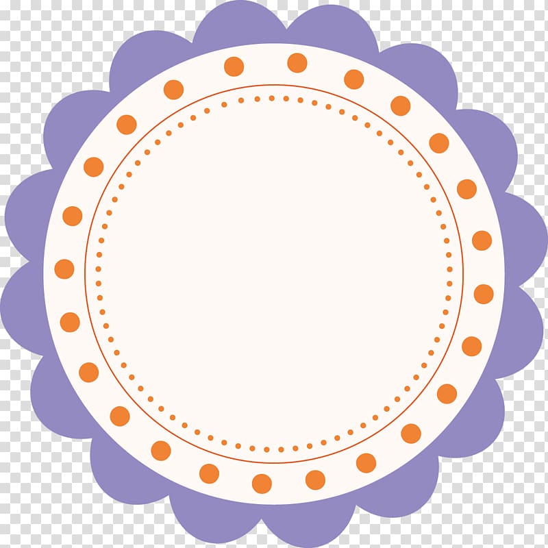 round white and purple frame, Mickey Mouse Party Drawing , purple floral border creative design diagram transparent background PNG clipart