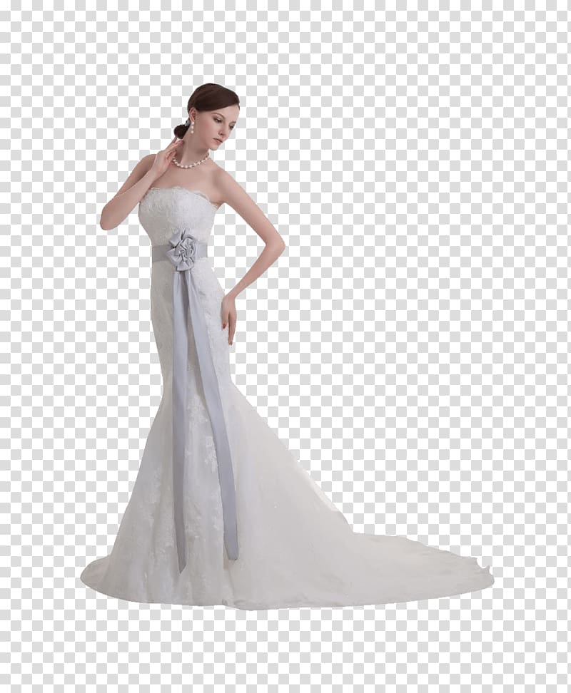 Wedding dress Bride Clothing, Bride dress transparent background PNG clipart
