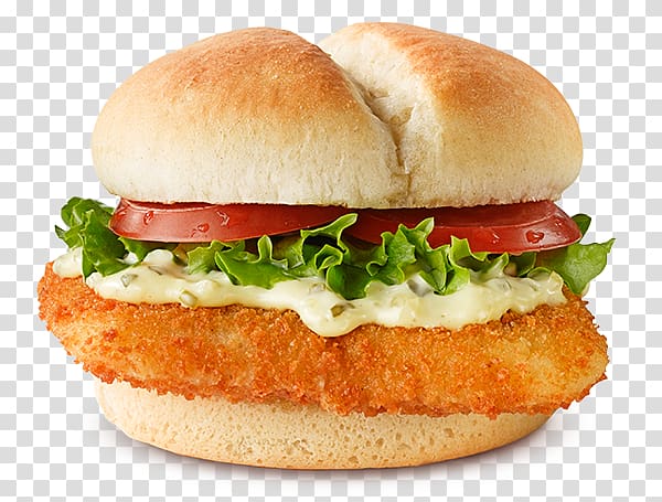Veggie burger Hamburger Fast food Breakfast sandwich Hot dog, fish burger transparent background PNG clipart