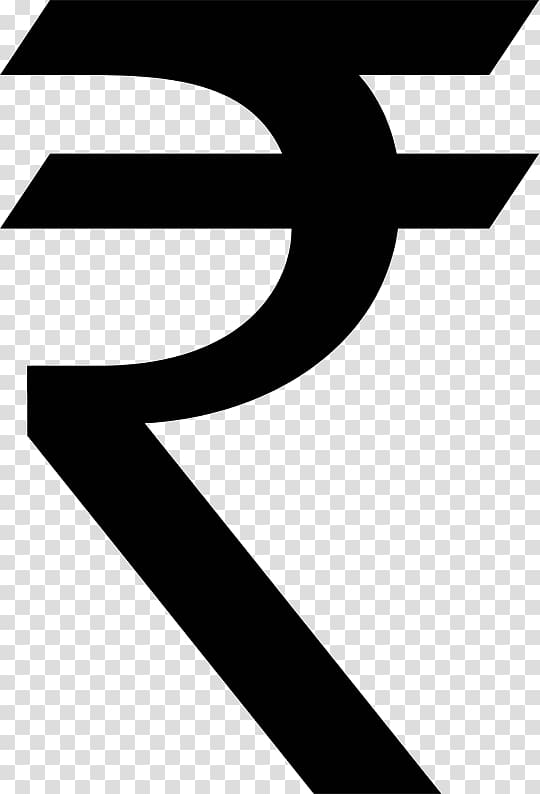Indian rupee sign Currency symbol, India transparent background PNG clipart