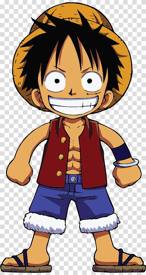 Monkey D. Luffy Nami Roronoa Zoro One Piece Chibi, luffy chibi transparent background PNG clipart