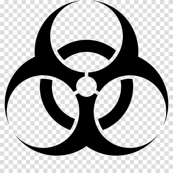 Biological hazard Hazard symbol Sign, symbol transparent background PNG clipart