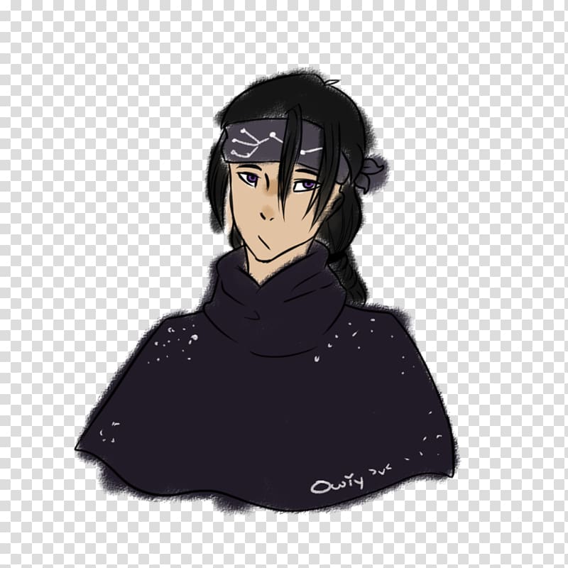 Black hair Figurine Anime Character, looking for a small partner transparent background PNG clipart