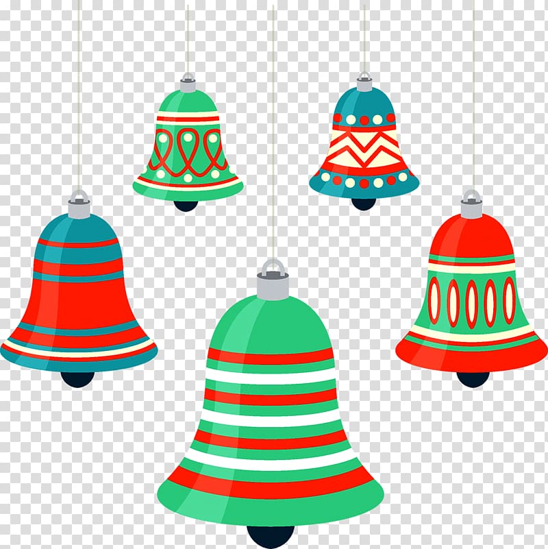 Christmas card Jingle bell, Christmas bell transparent background PNG clipart