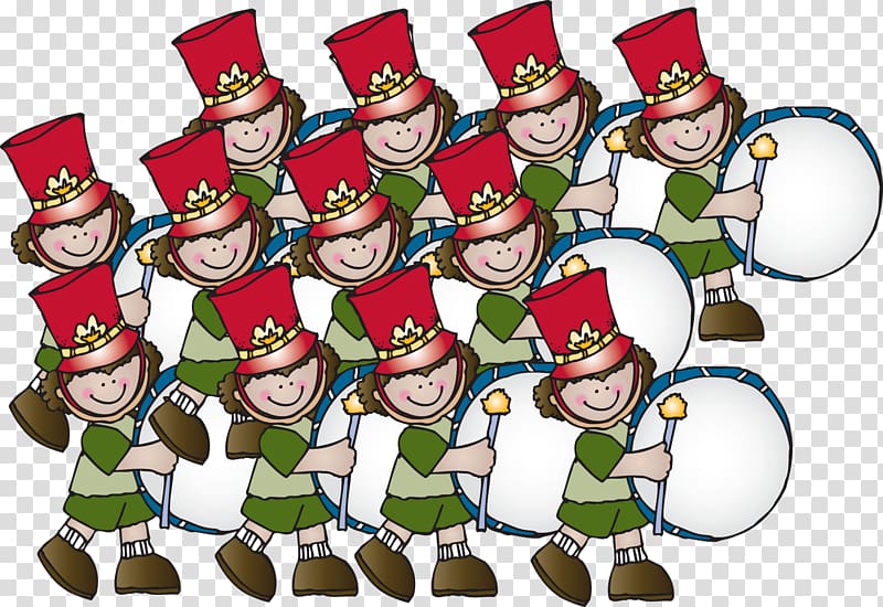 The Twelve Days of Christmas , Drums transparent background PNG clipart