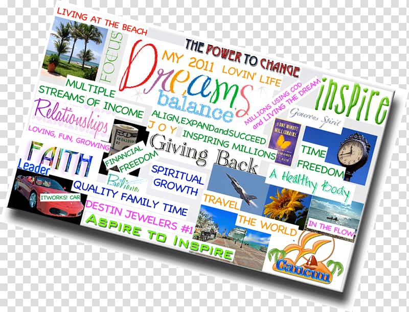 Dream board Violet\'s Journey Display advertising Brand, Vision Board transparent background PNG clipart