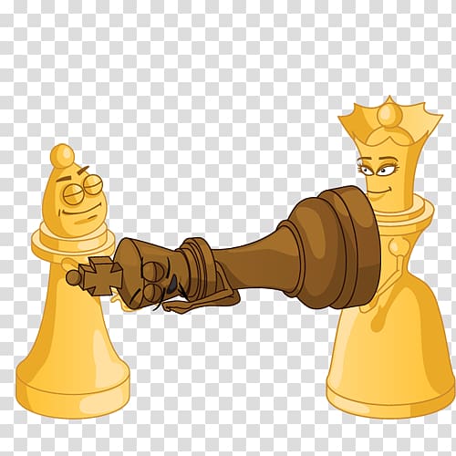 Chess Dama y rey contra rey King Checkmate Queen, chess transparent background PNG clipart