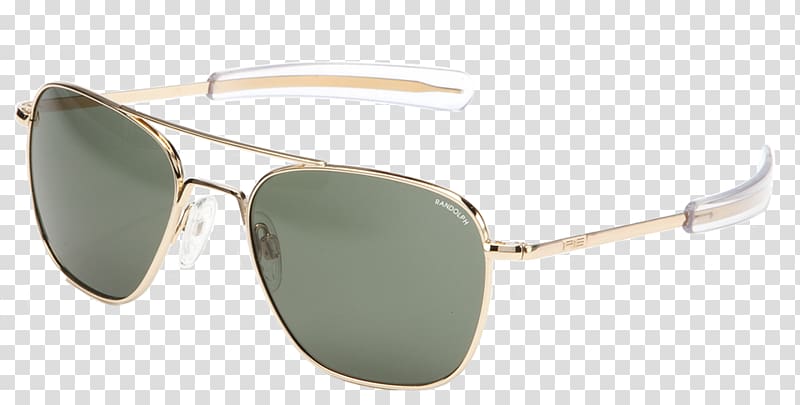 Aviator sunglasses Randolph Engineering Aviator Mirrored sunglasses, sniper lens transparent background PNG clipart