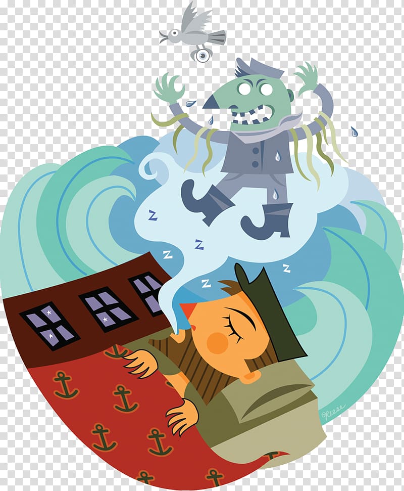 Sleep Nightmare Drawing illustration , Sleep nightmares transparent background PNG clipart