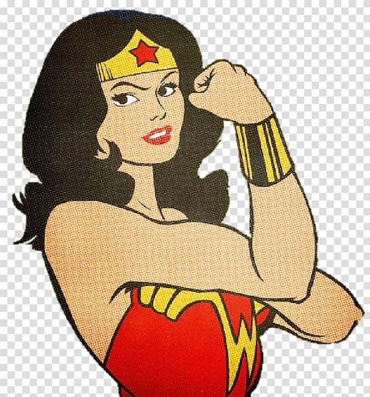 Wonder Woman We Can Do It! Female Rosie the Riveter Superman, Wonder Woman transparent background PNG clipart
