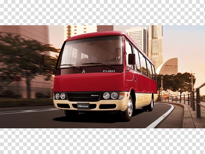 Mitsubishi Fuso Truck and Bus Corporation Commercial vehicle Car, bus transparent background PNG clipart