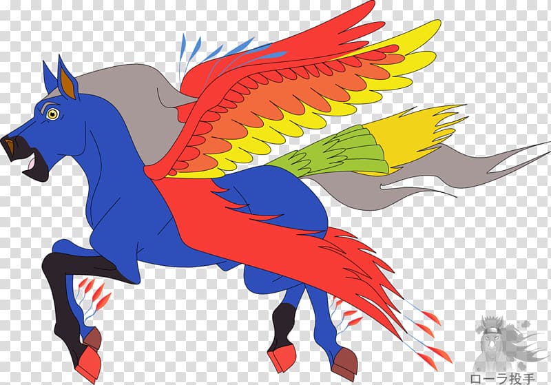 Macaw Horse Dragon , worry expression transparent background PNG clipart