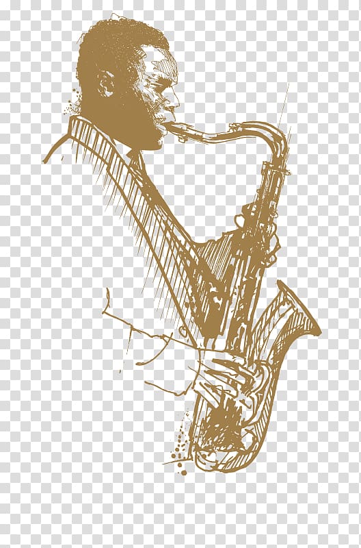 man playing saxophone illustration, Smooth jazz Swing music Musician, jazz transparent background PNG clipart