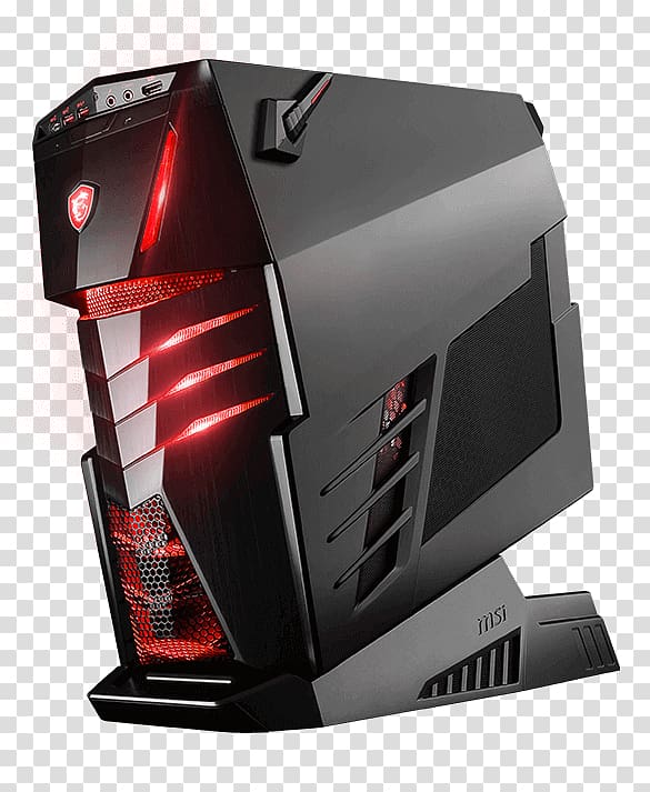 Supreme Gaming Desktop Aegis Ti3 Graphics Cards & Video Adapters Desktop Computers MSI Intel Core i7, trident transparent background PNG clipart