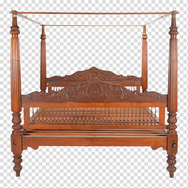 Bed frame Daybed Canopy bed Four-poster bed, bed transparent background PNG clipart