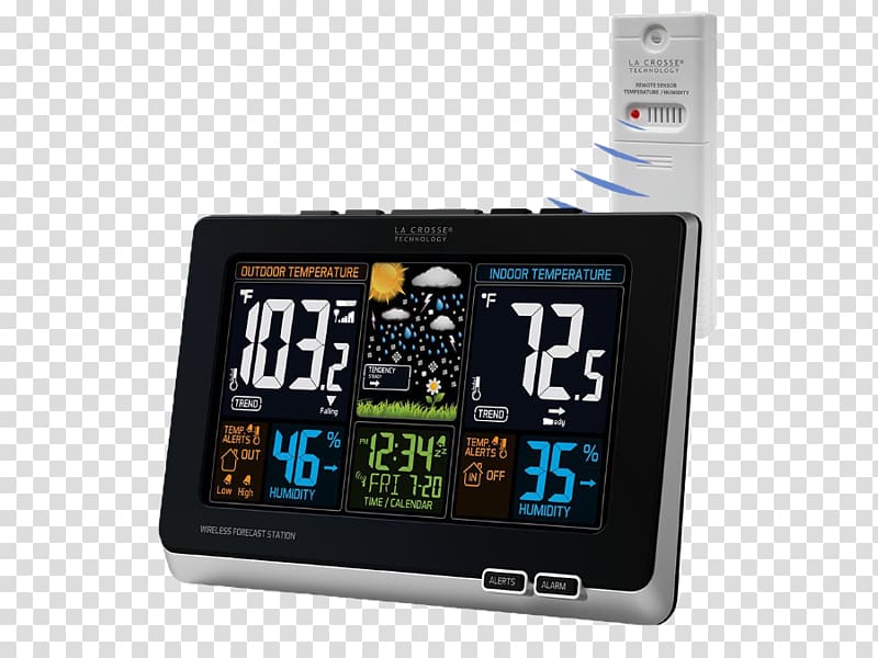La Crosse Technology Weather station Weather forecasting, weather transparent background PNG clipart