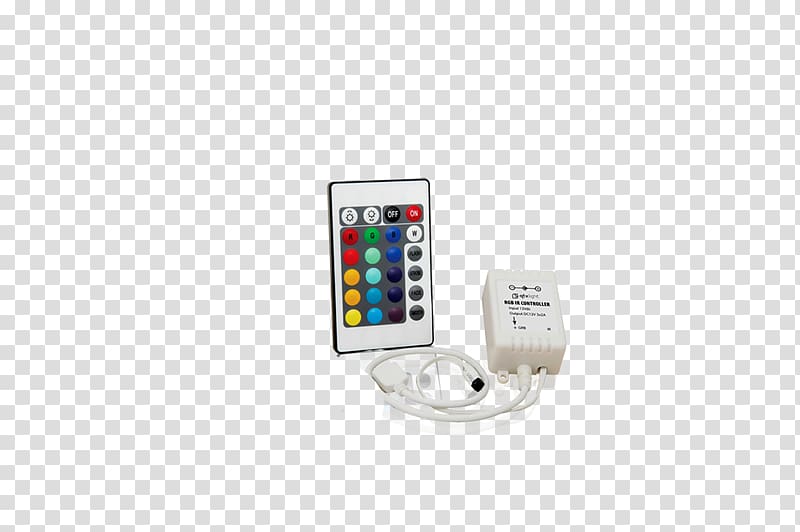 Light-emitting diode RGB color model Controller Remote Controls, light transparent background PNG clipart