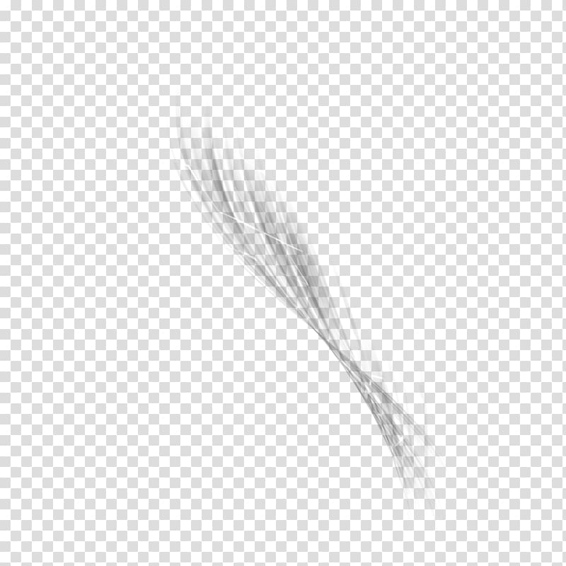 White Feather Black, Abstract transparent background PNG clipart