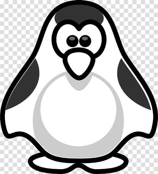 Penguin Black and white , Penguin transparent background PNG clipart