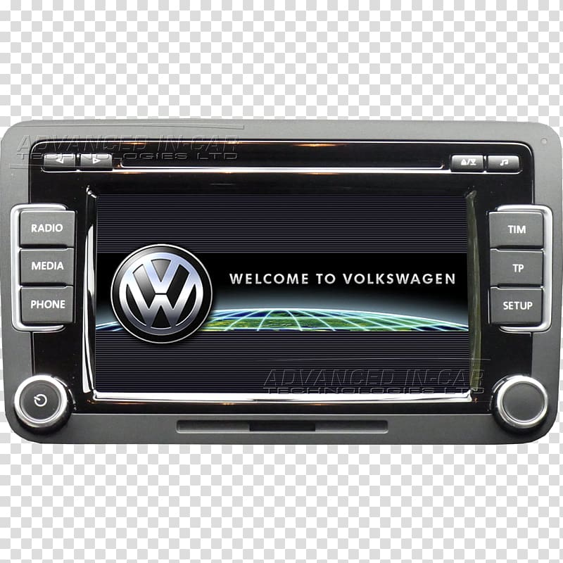 Car Volkswagen Golf Vehicle audio Radio, parking vehicle transparent background PNG clipart