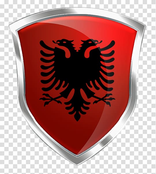 Flag of Albania Albanian Double-headed eagle, Flag transparent background PNG clipart