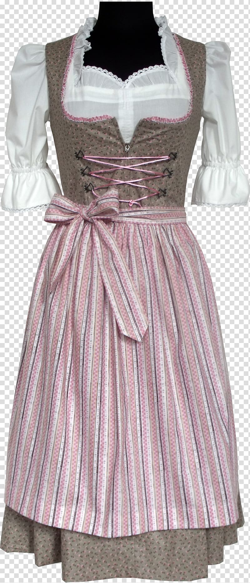 Dress Clothing Dirndl Folk costume Apron, pathway transparent background PNG clipart