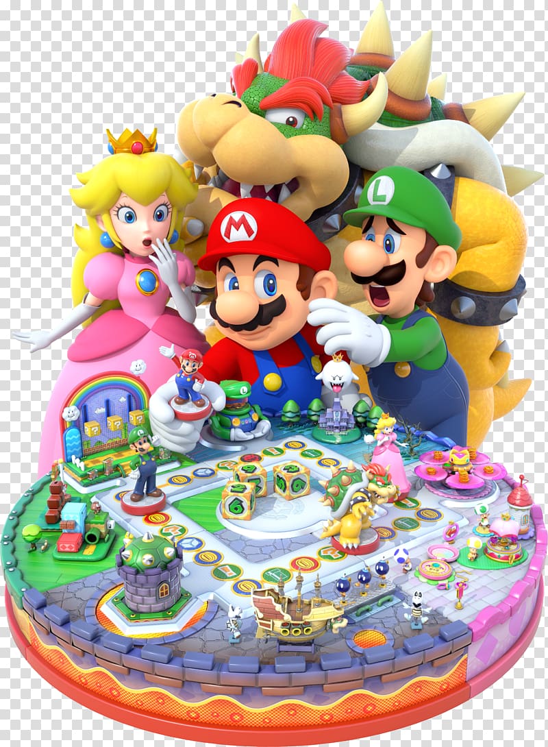 Mario Party 10 Wii Party Wii U Bowser Mario Party Star Rush, donkey kong transparent background PNG clipart