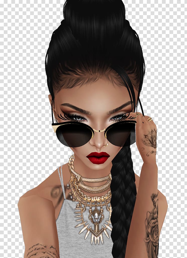IMVU Avatar Chat room Girl Online chat, avatar transparent background PNG clipart