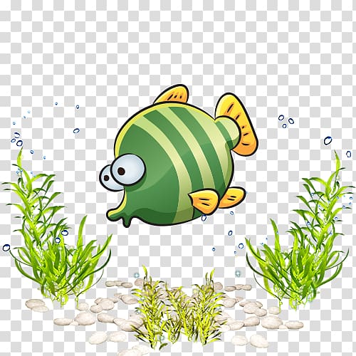 green fish , Sea Marine biology, Sea World marine life cartoon fish transparent background PNG clipart