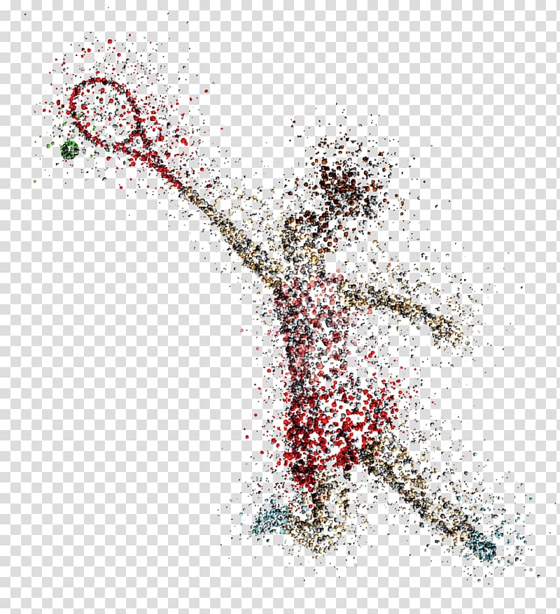 Tennis player Ball , Creative tennis player transparent background PNG clipart