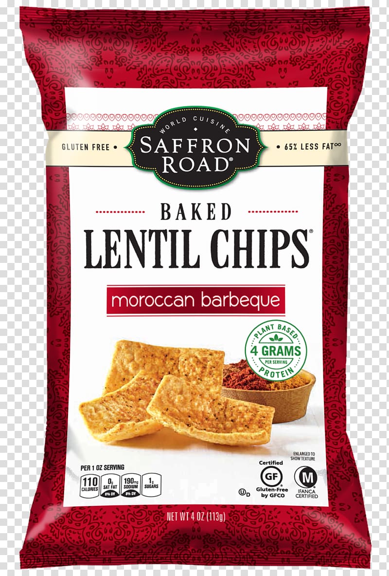 Saffron Road Potato chip Lentil Sea salt, salt transparent background PNG clipart