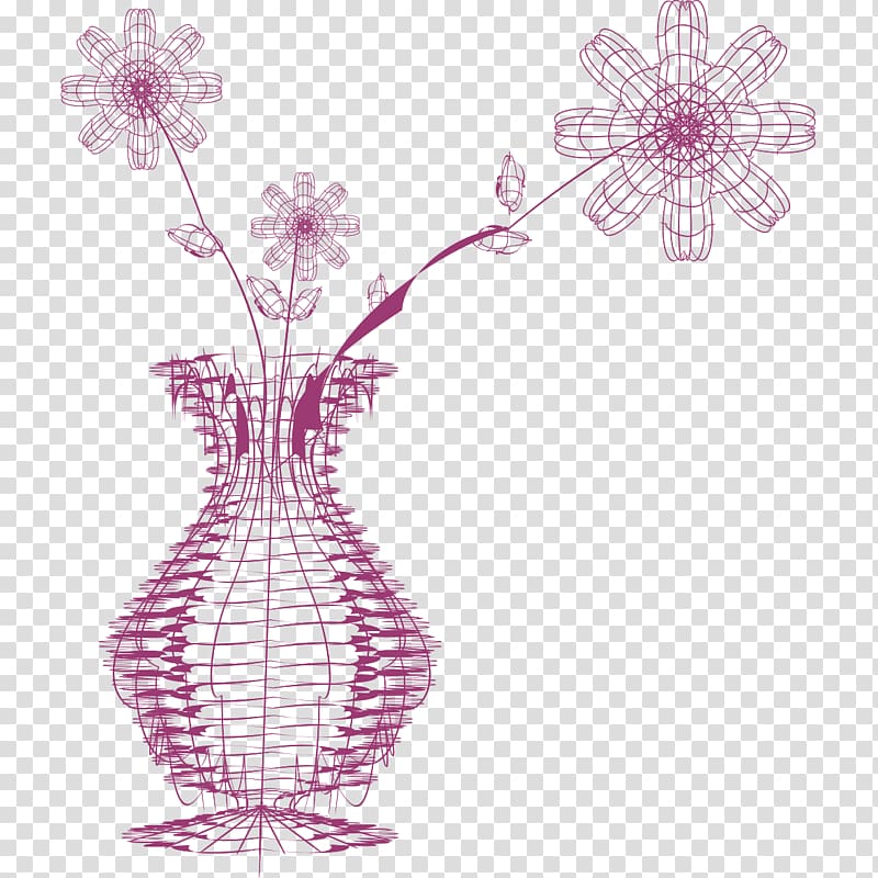 Vase, Creative vase pattern transparent background PNG clipart