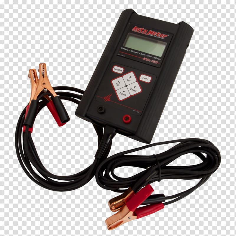 Battery charger Car Battery tester Automotive battery System, car transparent background PNG clipart