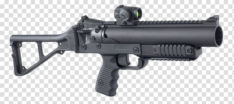 Grenade launcher Brxfcgger & Thomet GL06 40 mm grenade Firearm, Grenade Launcher transparent background PNG clipart