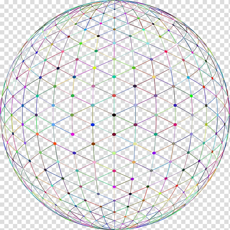 Sphere Point Illustration Three-dimensional space, open mesh networking transparent background PNG clipart
