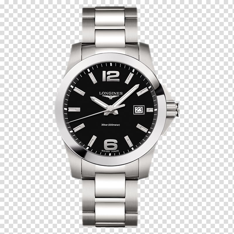 Longines Automatic watch Chronograph Saint-Imier, watch transparent background PNG clipart