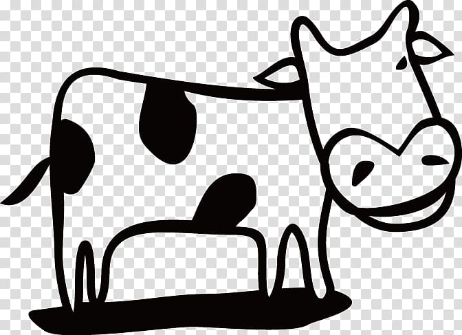 Cattle Logo, Cartoon cow transparent background PNG clipart