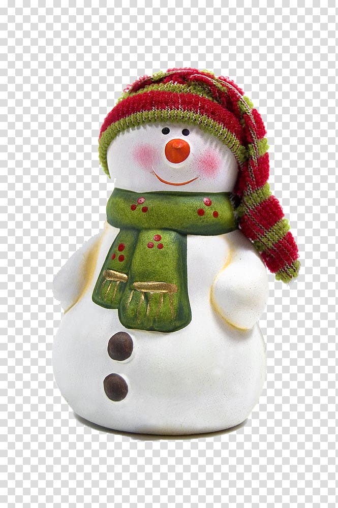Snowman Christmas , Creative hat Snowman transparent background PNG clipart