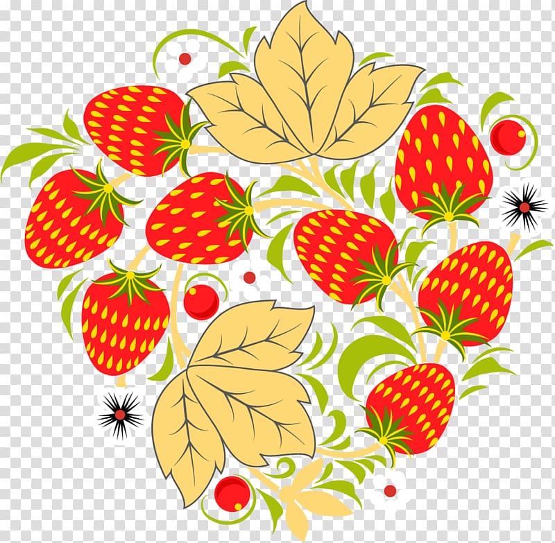 Management Public sector , Hand painted red strawberry transparent background PNG clipart