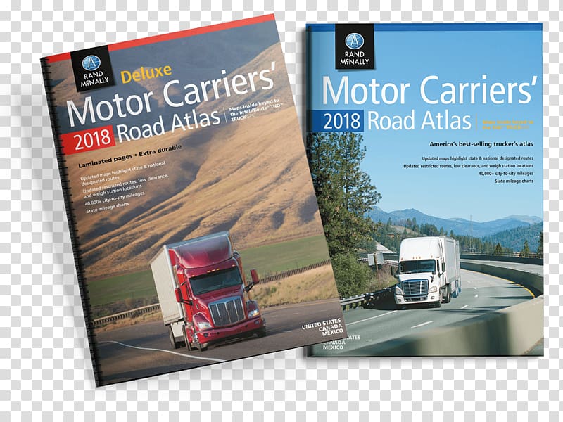 2018 Rand McNally Motor Carriers\' Road Atlas: McRa Rand McNally 2009 The Road Atlas Large Scale: United States, united states transparent background PNG clipart