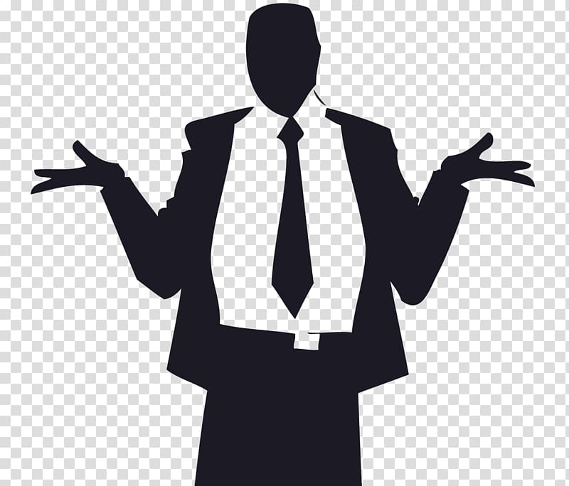 Business Male, confused transparent background PNG clipart