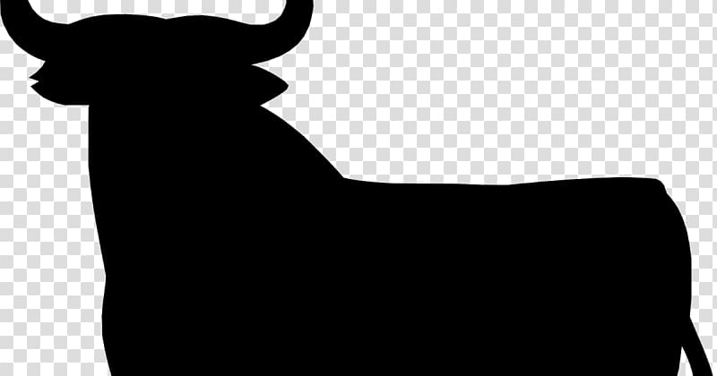 Spanish Fighting Bull Silhouette Taurine cattle Osborne bull Osborne Group, Silhouette transparent background PNG clipart