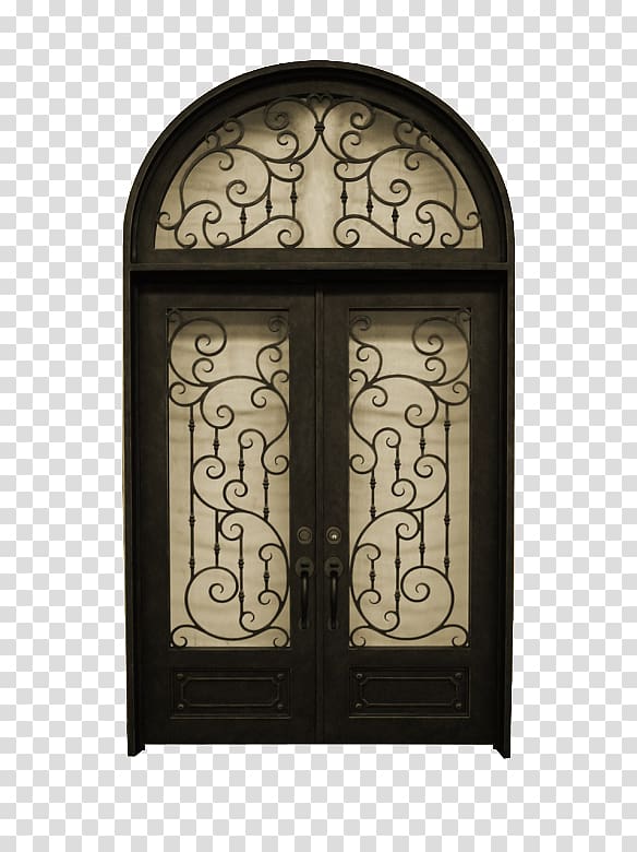 Window Iron Arch Sidelight Door, window transparent background PNG clipart