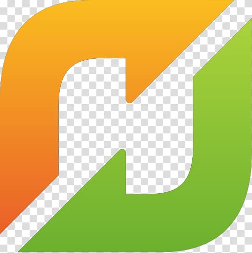 green and orange arrow logo, Flattr Logo transparent background PNG clipart
